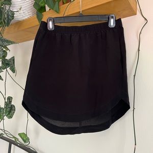 Black Short Madewell Skirt, S